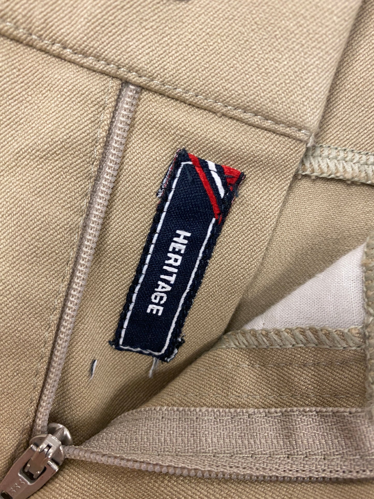 12 Ariat Heritage Tan Knee Patch Breeches