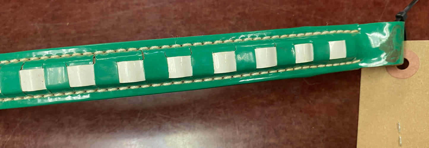 Pony Green/White Browband