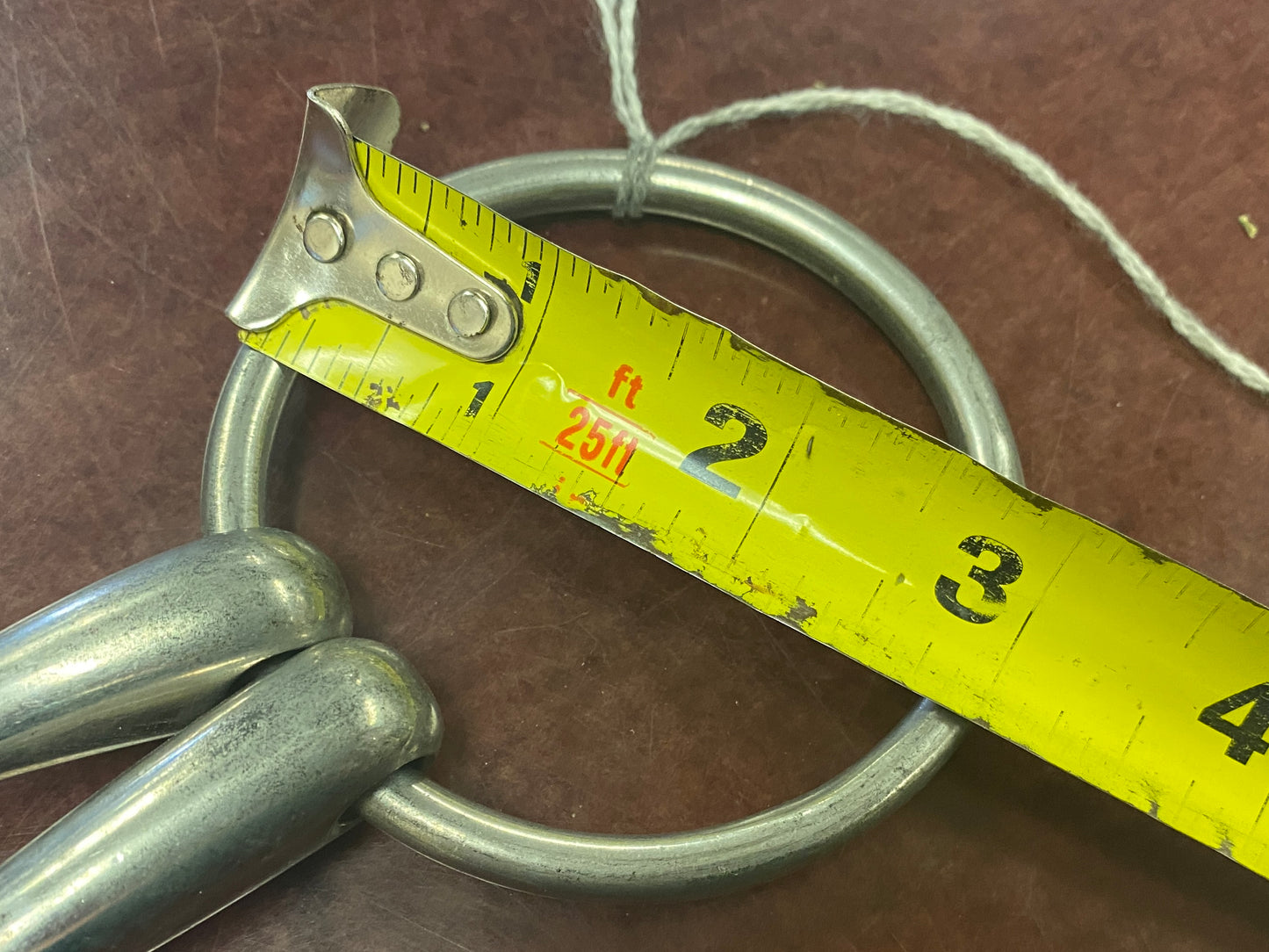 5” Loose Ring Double Snaffle plain mouth
