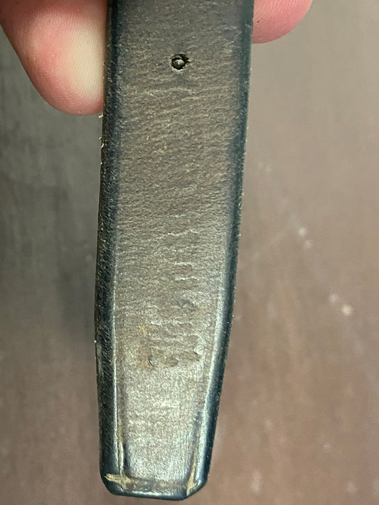 Brown Leather Crown Piece