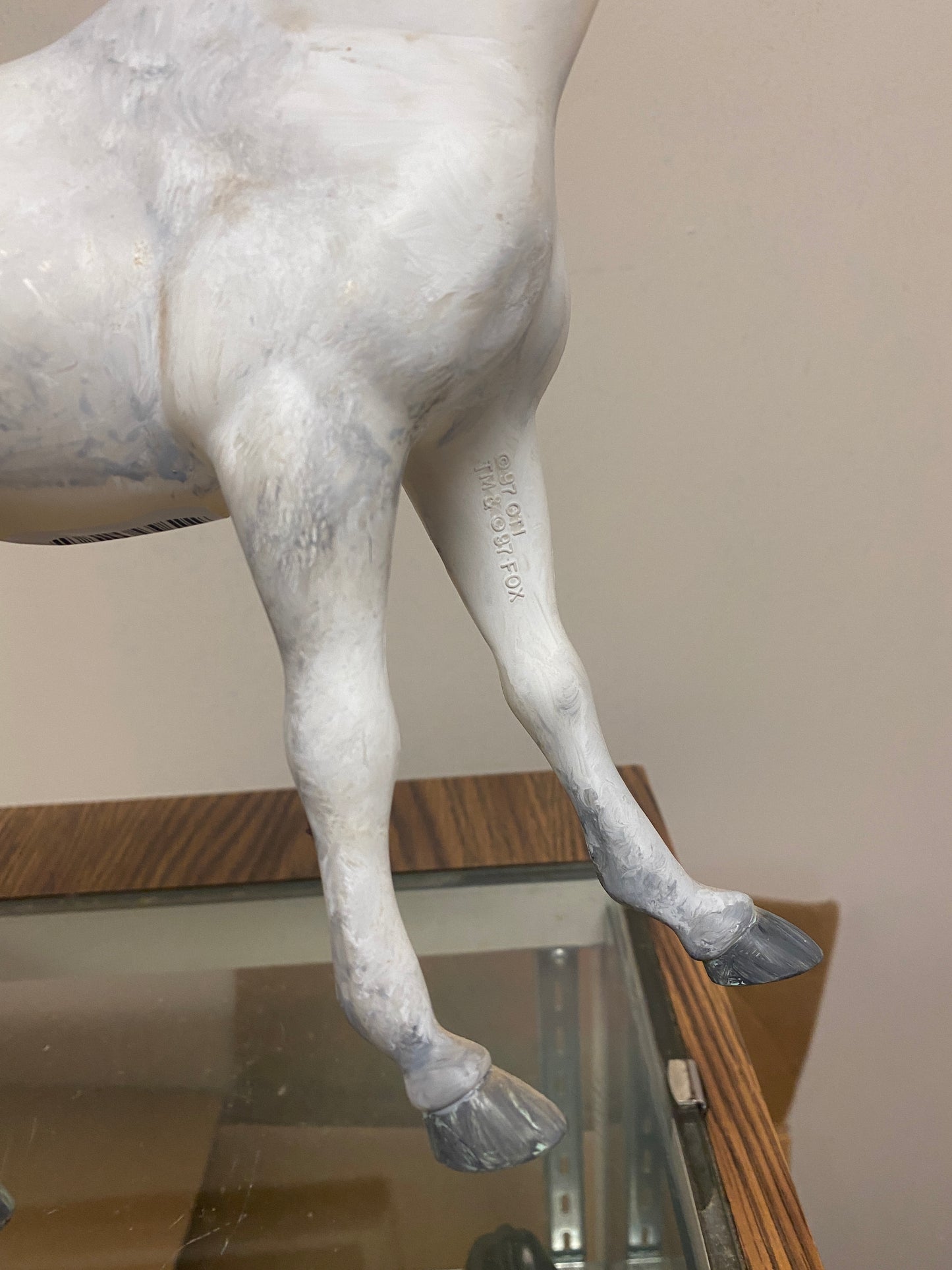 Gray Plastic Horse