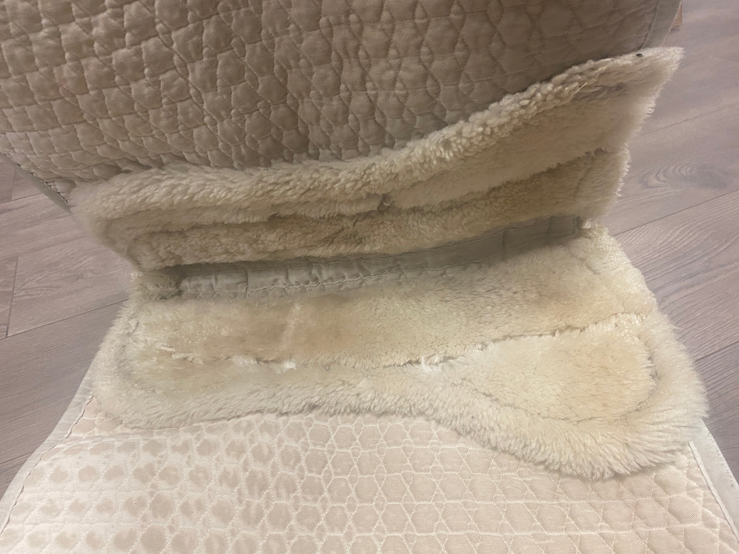 Large Mattes Platinum White Eurofit Dressage Pad