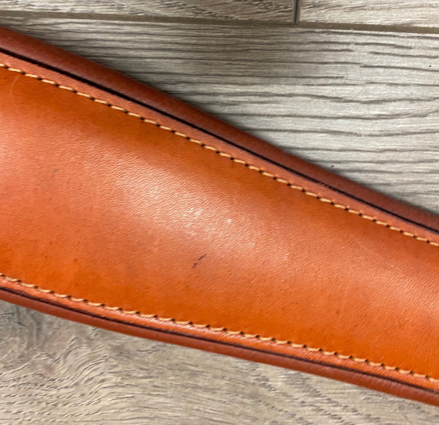 46” Edgewood Chestnut Plain 1-End Elastic Girth