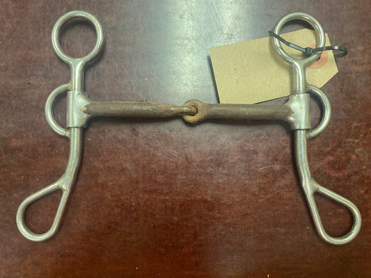 5” Bit Master Western Argentine Snaffle Bit