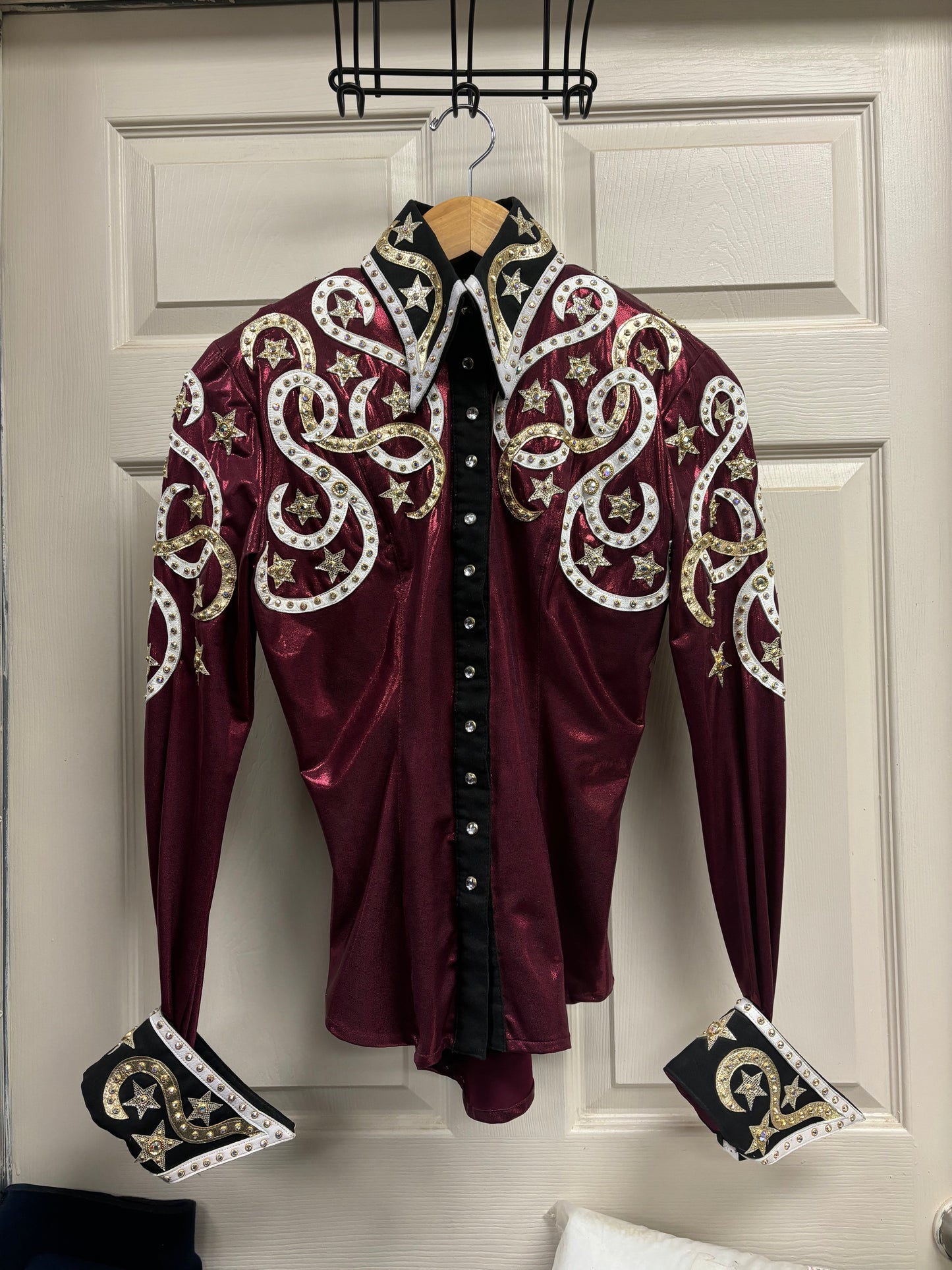 Western Show Shirt By Showtime Designs Size 4