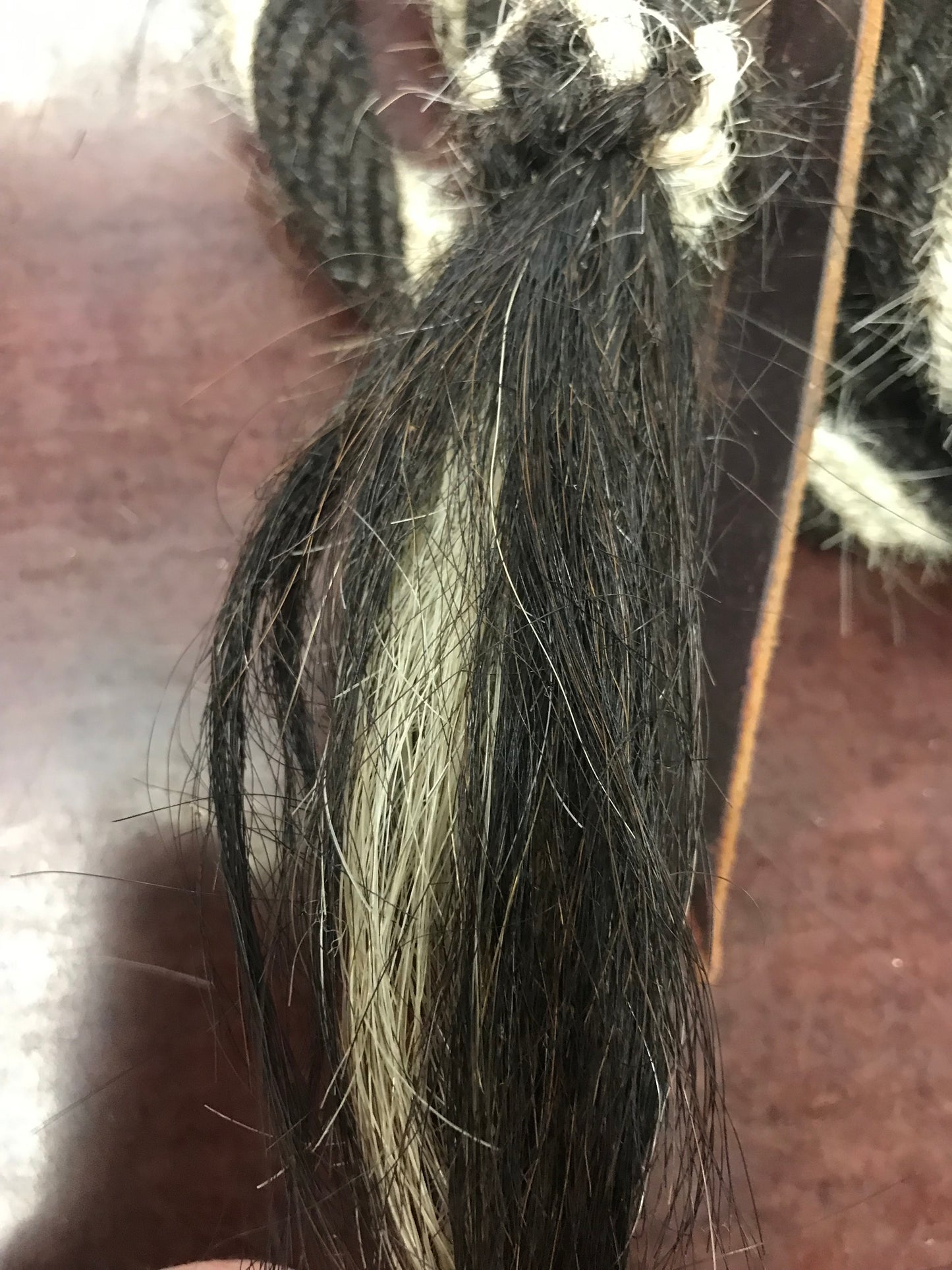 Horsehair mecate reins