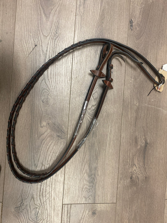 Fancy Stitched Laced Reins