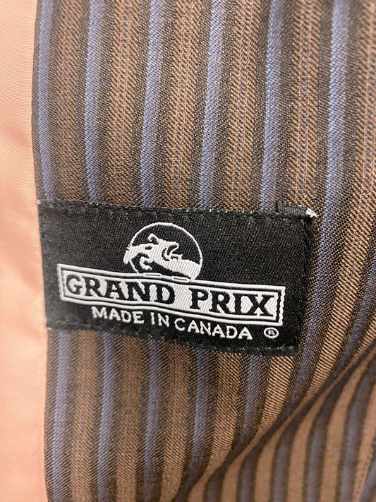 18R Brown/Blue Striped Grand Prix Hunt Coat