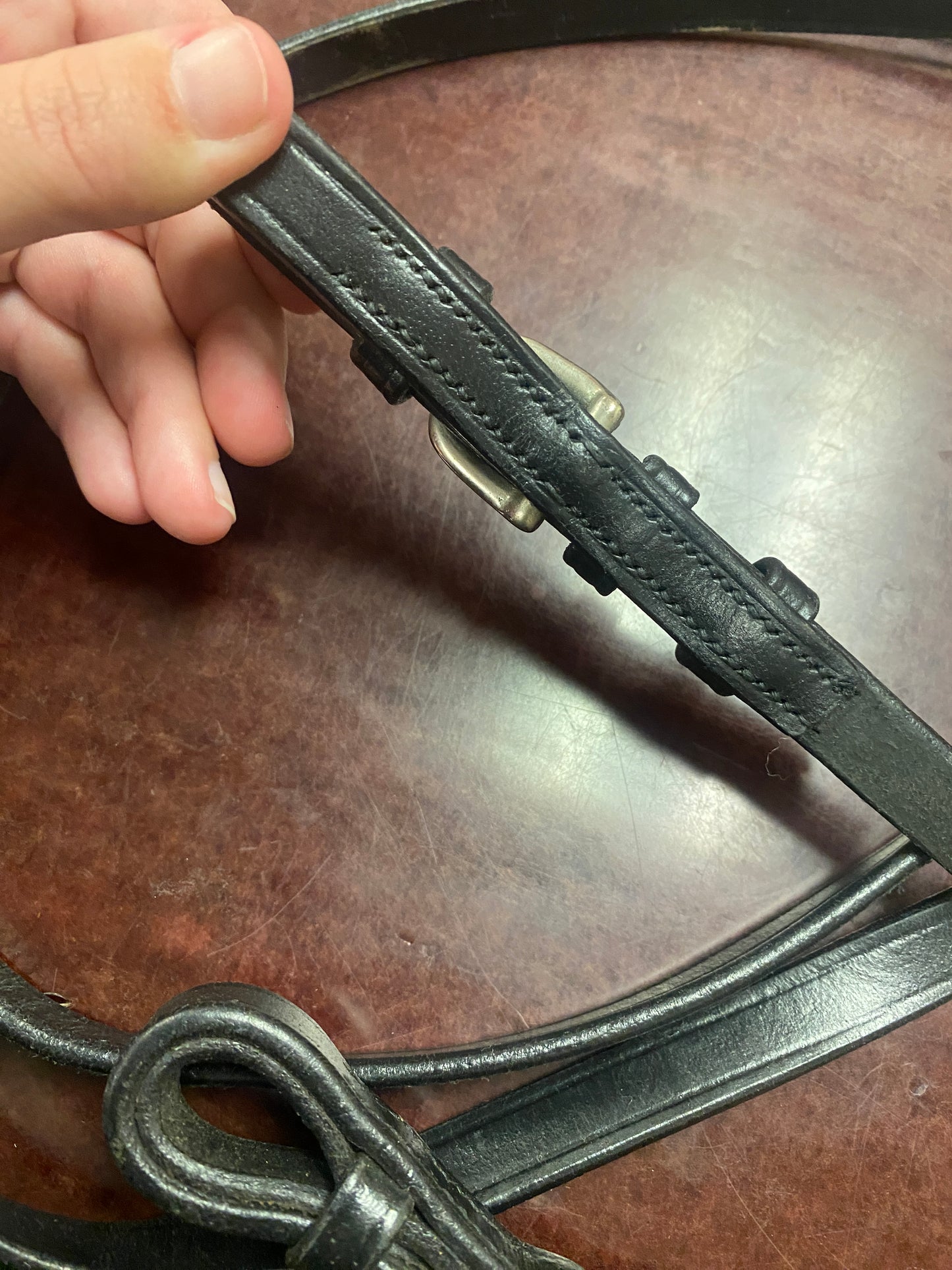 Bobby’s Tack Black Curb Reins