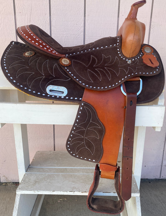 16” Brown Western Saddle