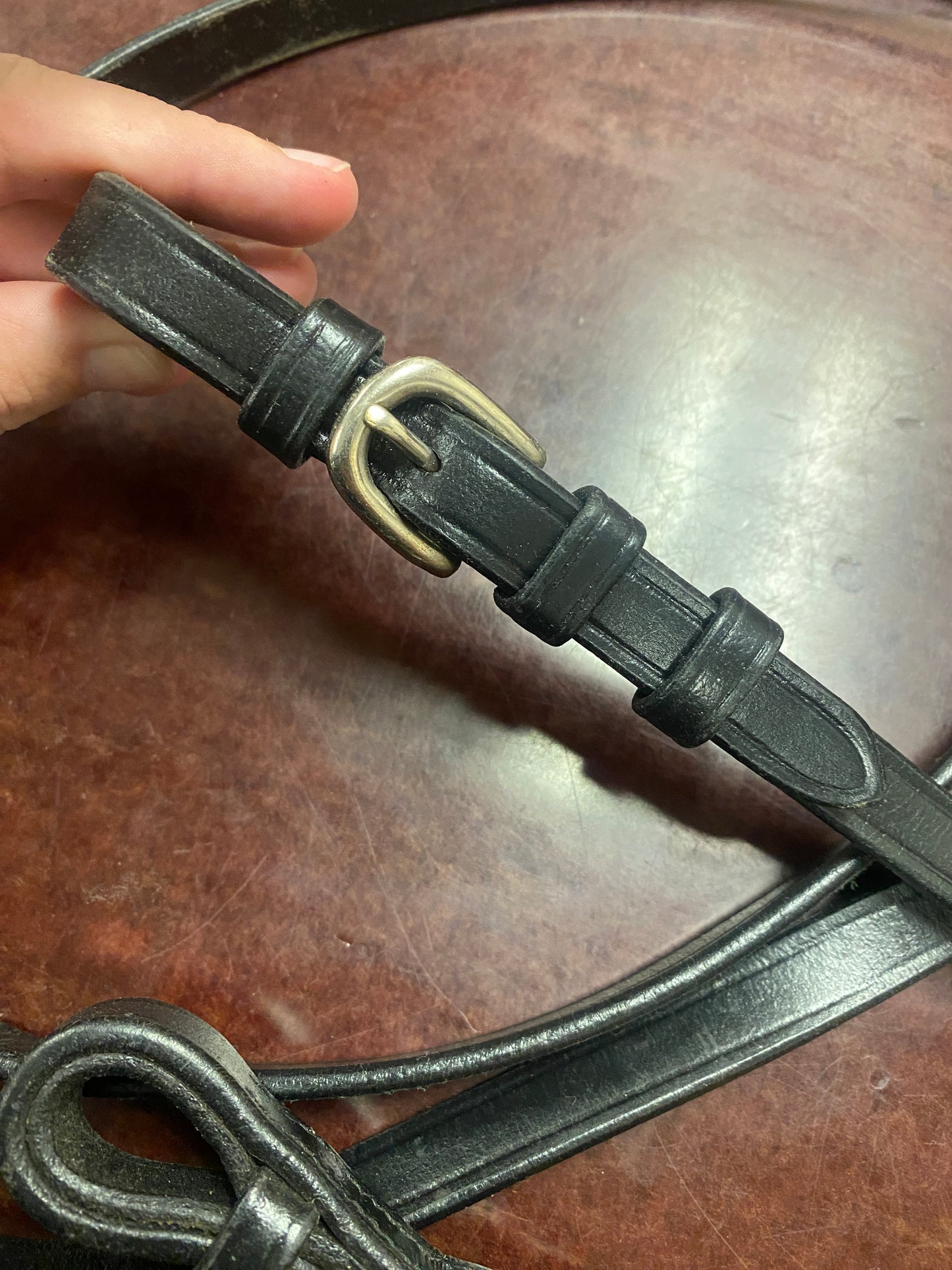 Bobby’s Tack Black Curb Reins