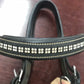 H padded dressage bridle