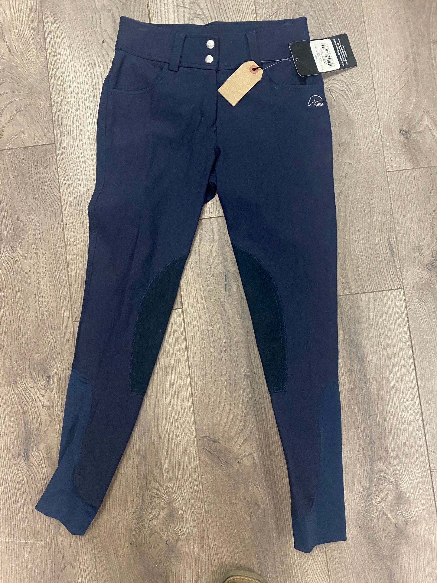 24 Navy HKM Knee Patch Breeches