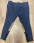 34R RJ Classics Blue Knee Patch Breeches