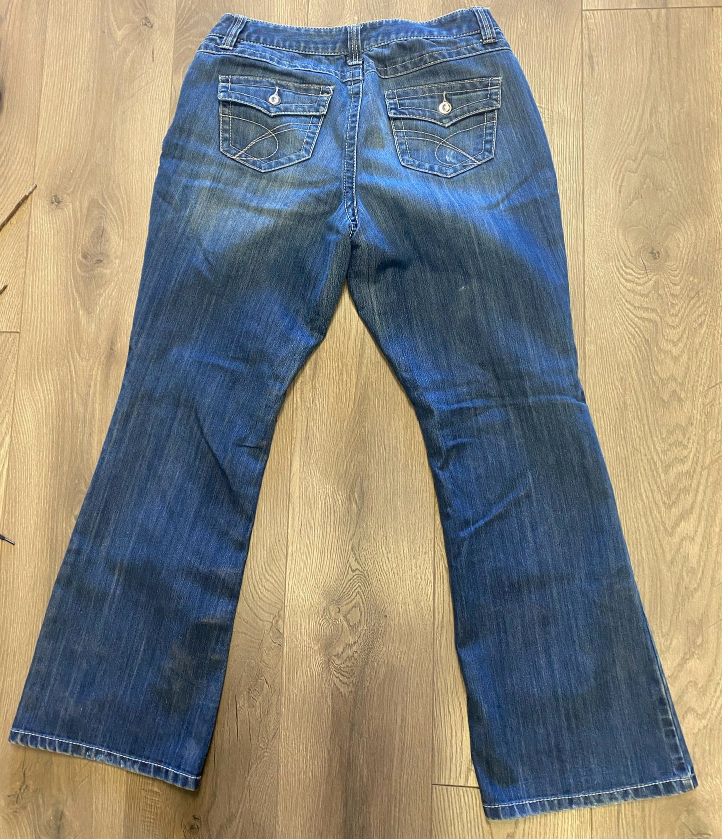 12 INC Denim Curvy Fit Bootleg Jeans