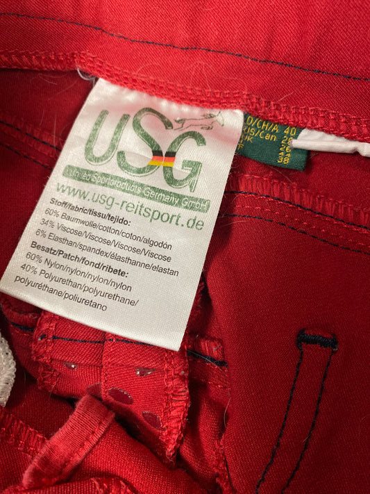 28 Red USG Breeches