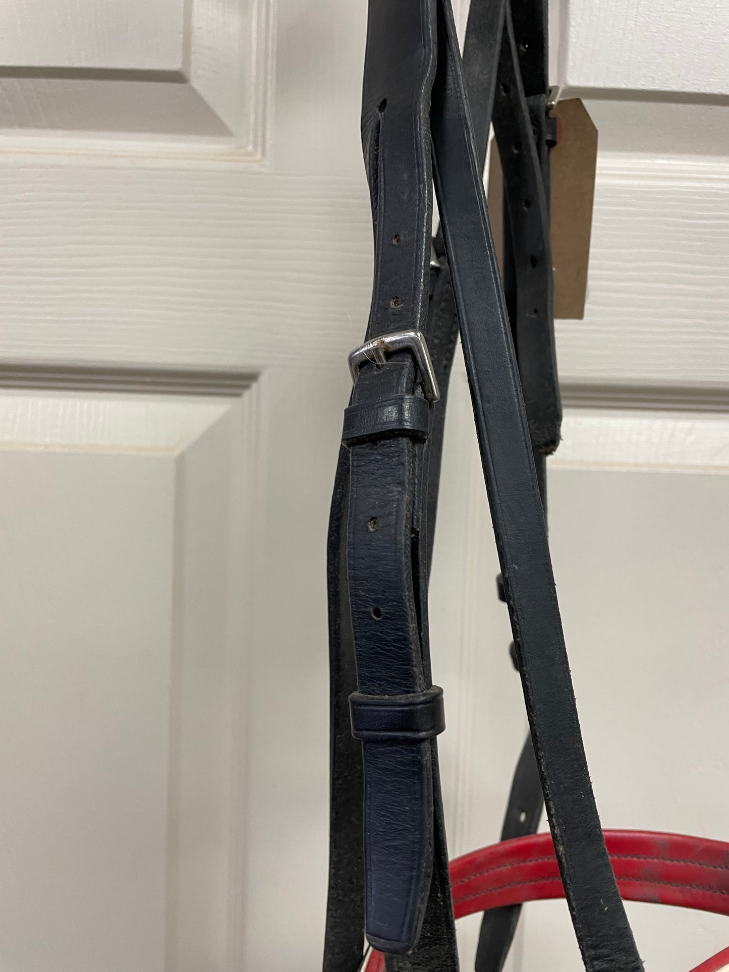 F Stubben Red/Blk Bridle