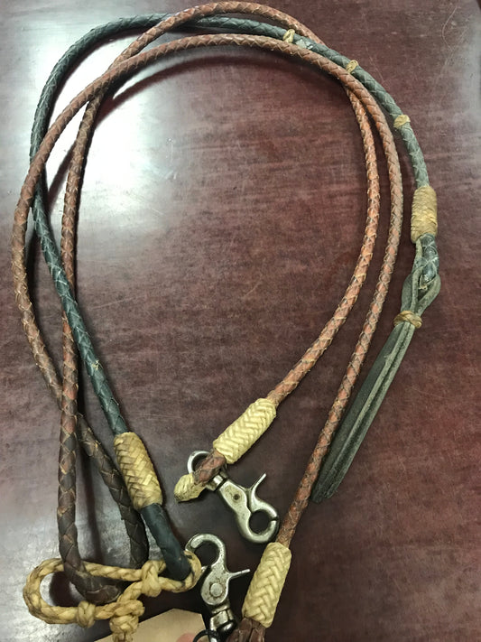 Braided Romel reins