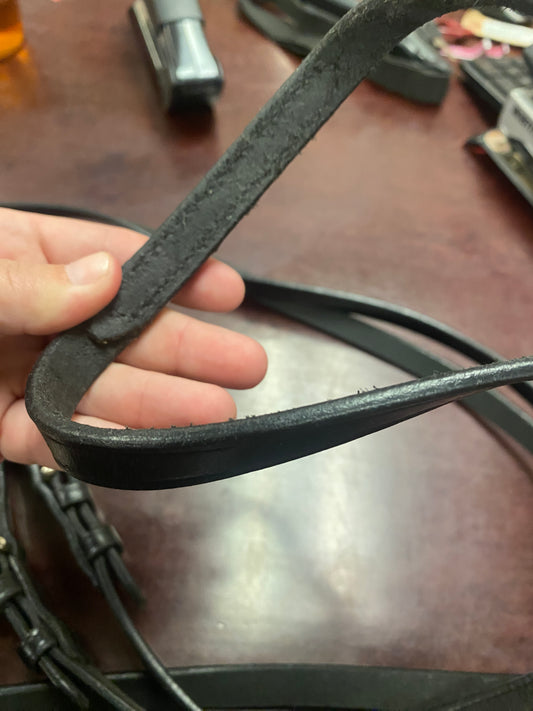 Bobby’s Tack Black Curb Reins