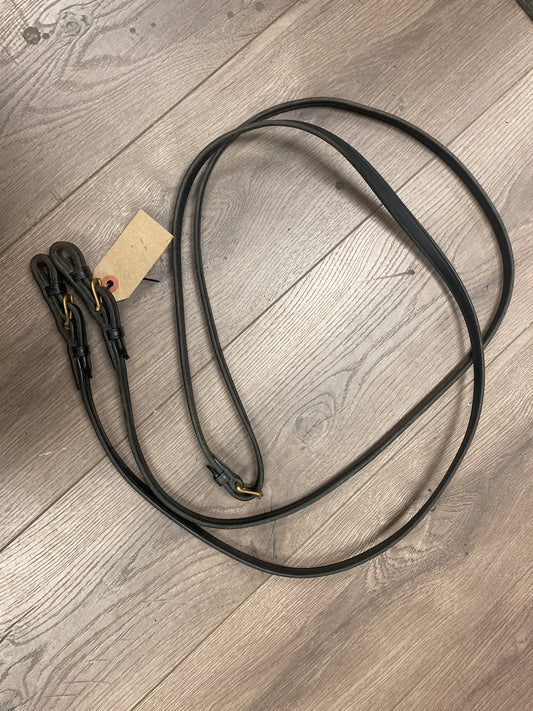 Black Plain Reins