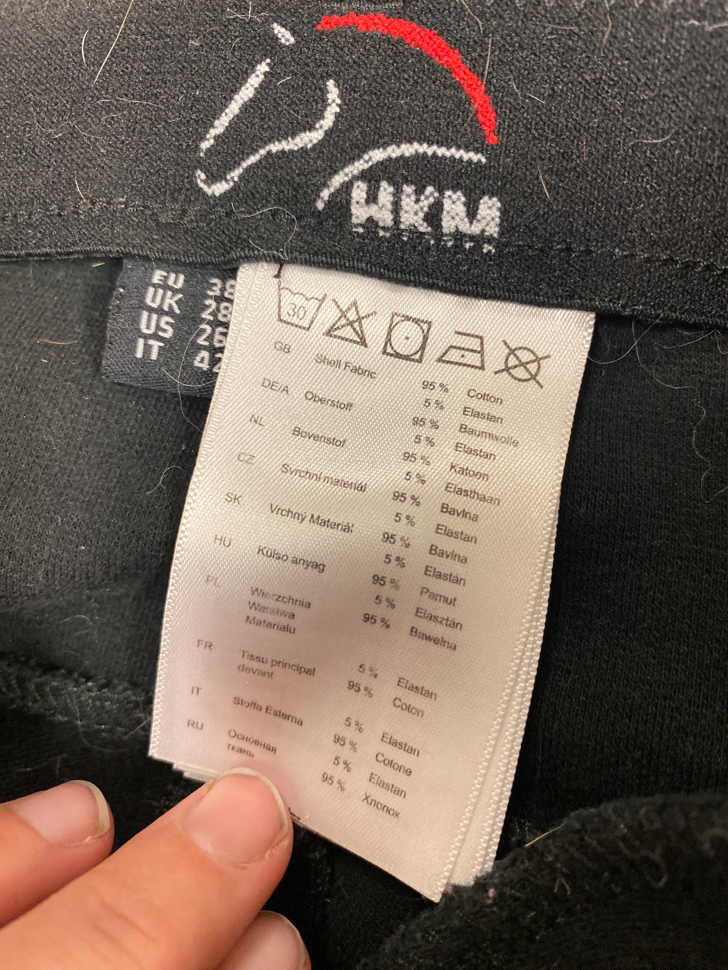 26 Black HKM Breeches