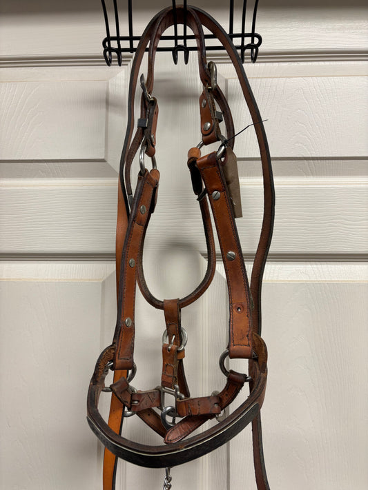 Jones Leather Silver Show Halter