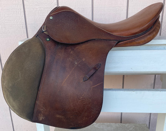 17” Stubben Siegfried Close Contact Saddle