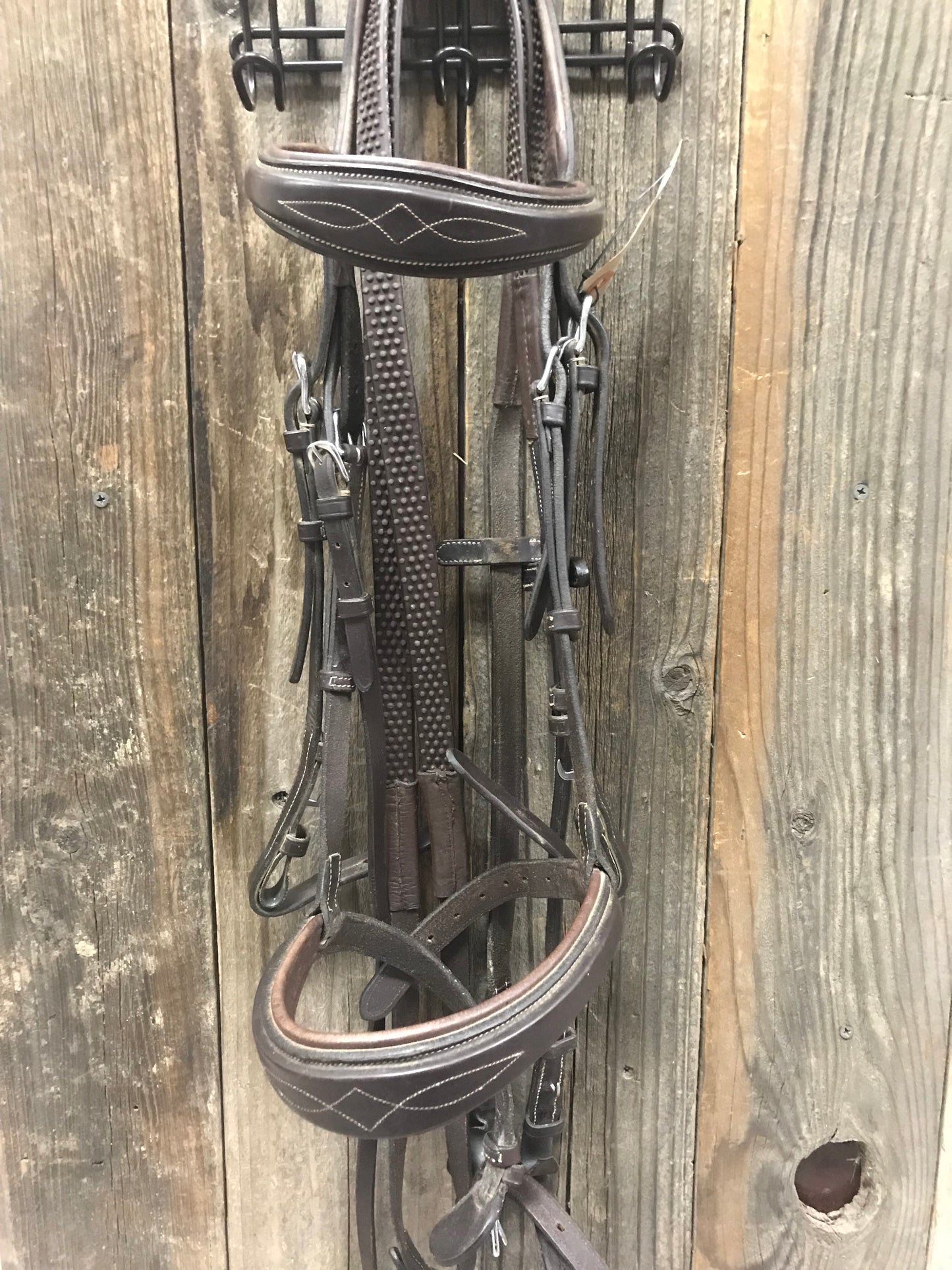 Wellfleet anatomical fancy hunter bridle w/reins