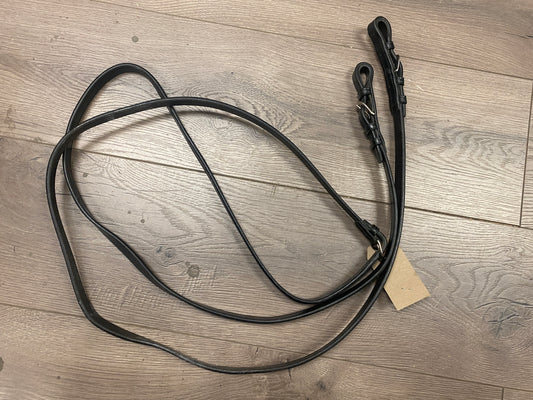 Black Plain Silverleaf Reins