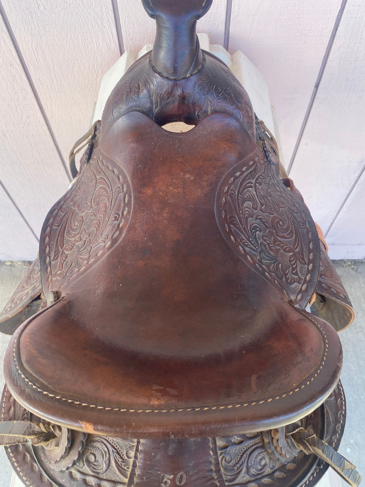 12” Pony Western Leather Saddle