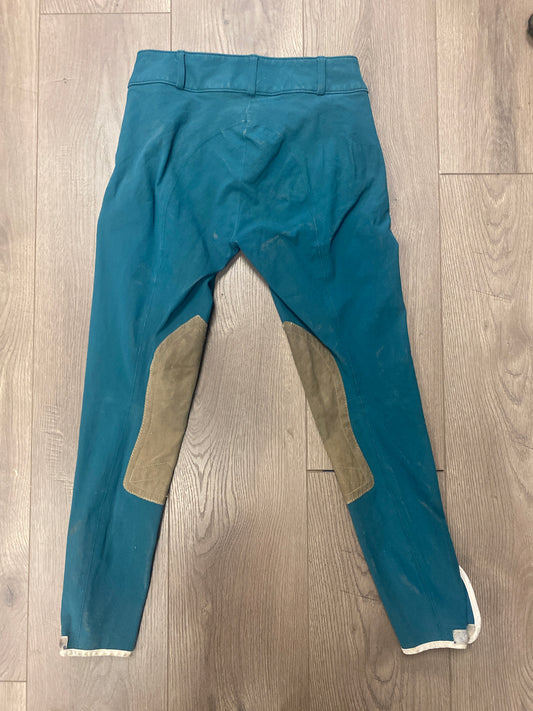 24R Green Tailored Sportsman Breeches