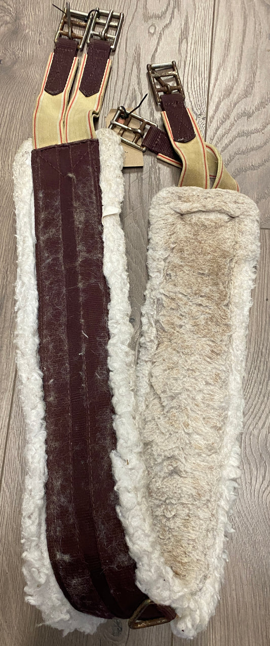 56” Brown Fleece Girth