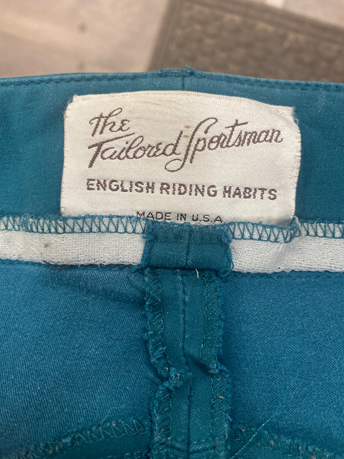 24R Green Tailored Sportsman Breeches