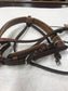 O\S fancy padded ADT noseband with crank and flash