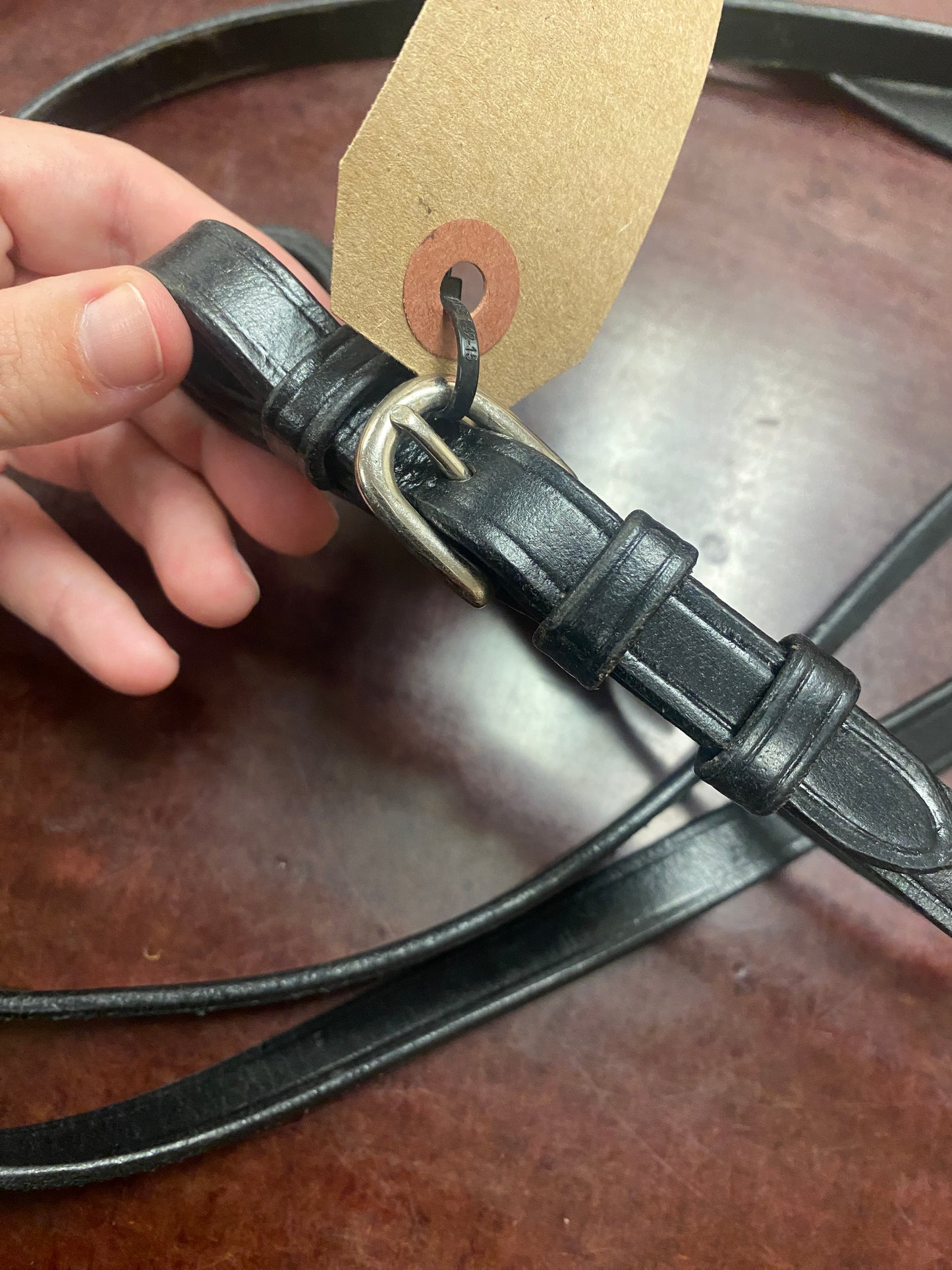 Bobby’s Tack Black Curb Reins