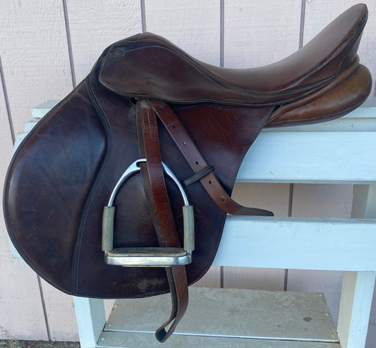 17 Bates Caprilli jump saddle