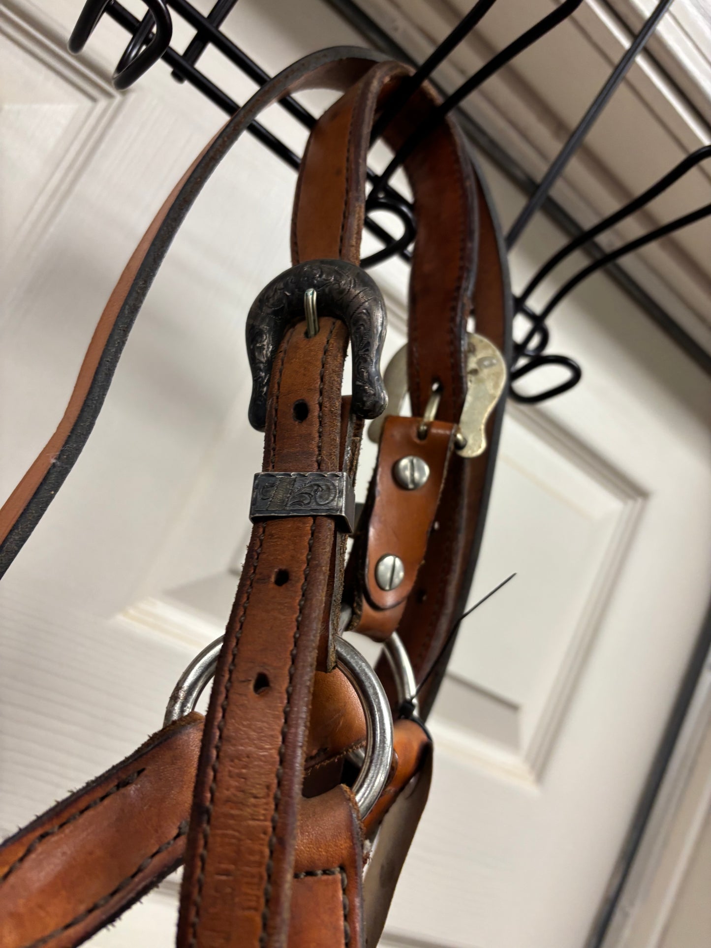 Jones Leather Silver Show Halter