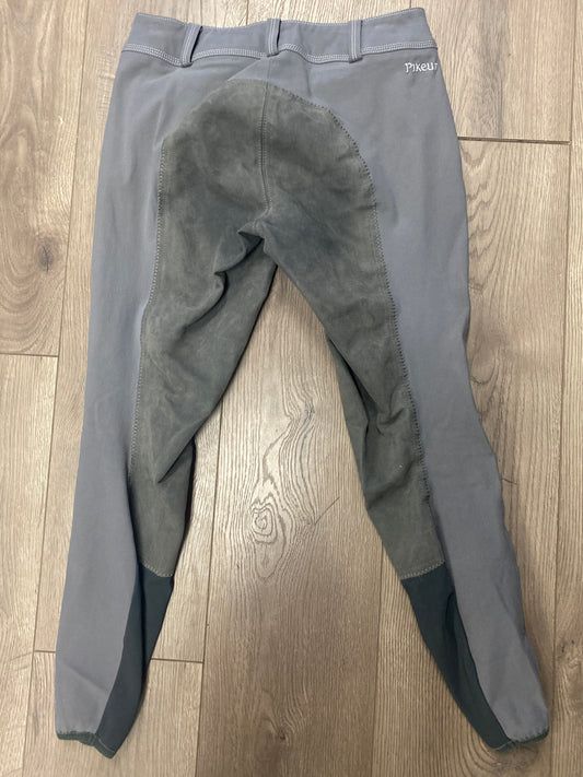 28 Gray Pikeur Breeches