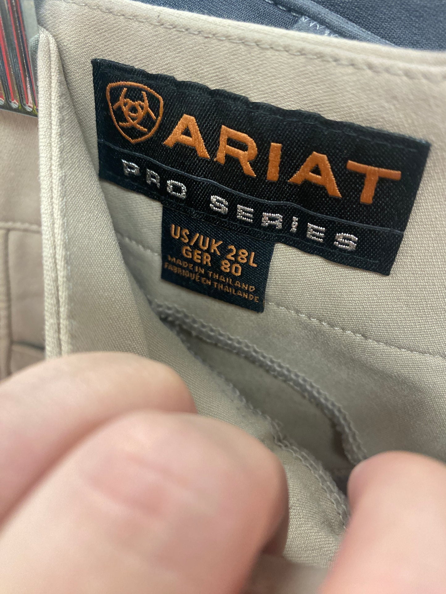 28L Tan Ariat Olympia Show Breeches