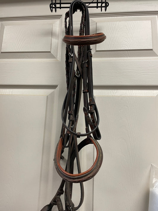 F Circuit Bridle  w/Laced Reins