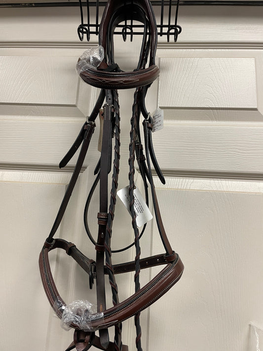 O/S Fancy Padded Hunter Bridle