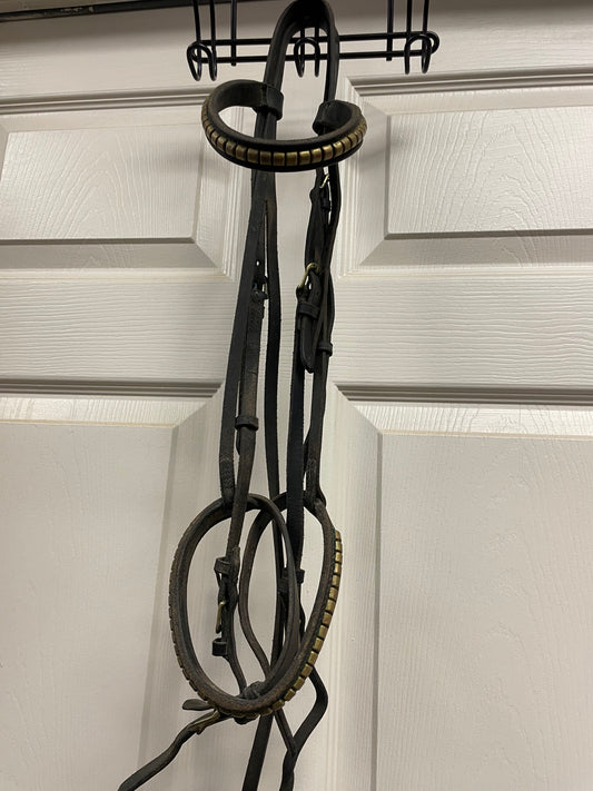 F black schooling bridle