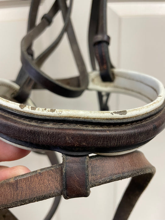 H Brown Dressage Bridle