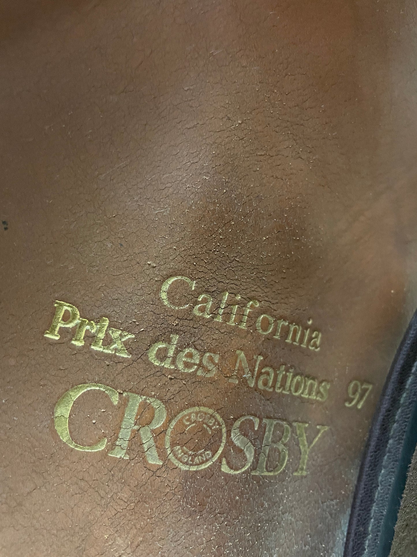 17” Crosby California Prix Des Nations 97 Jump Saddle