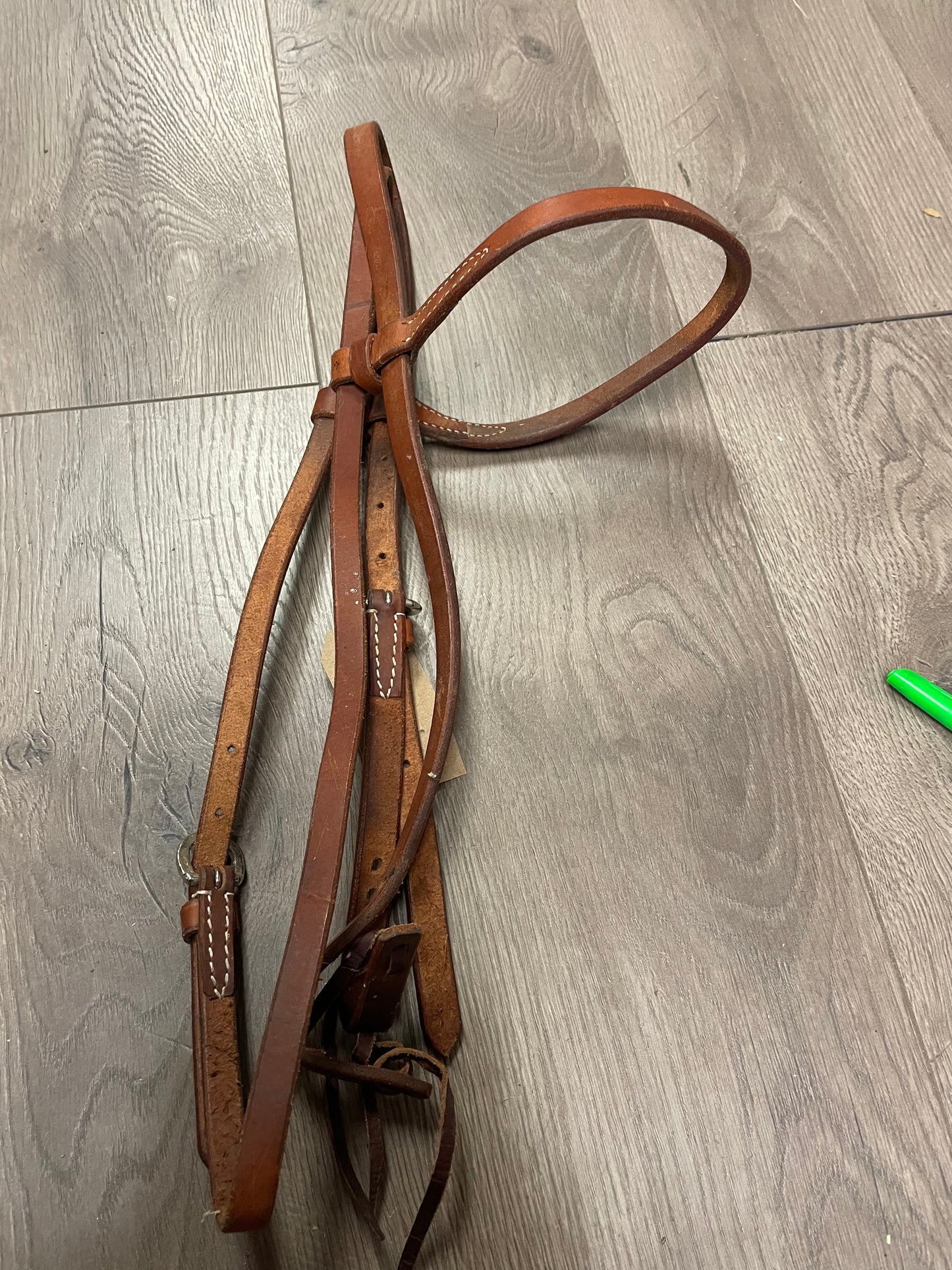 Tan horse size Headstall