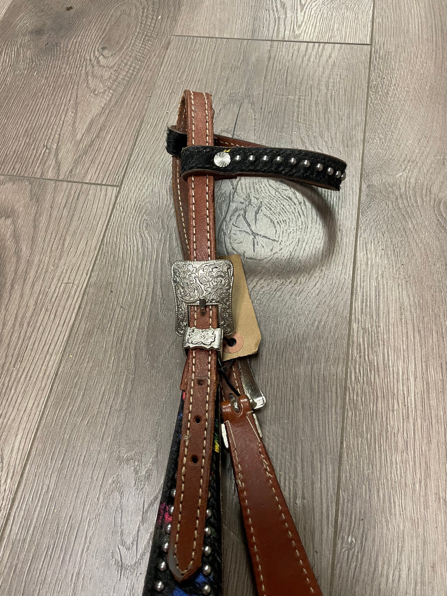 One Ear multi-colored Headstall