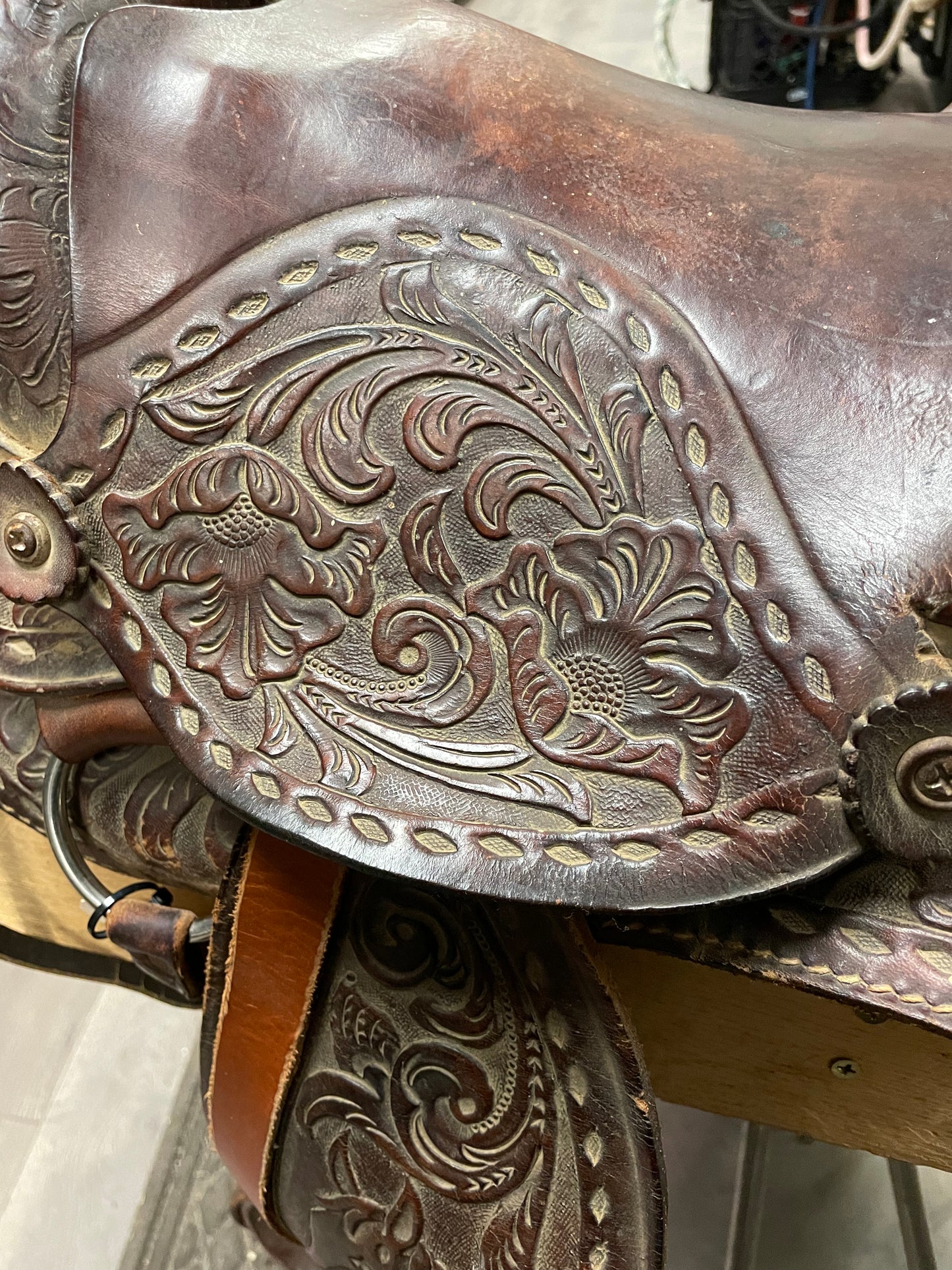 12” Pony Western Leather Saddle