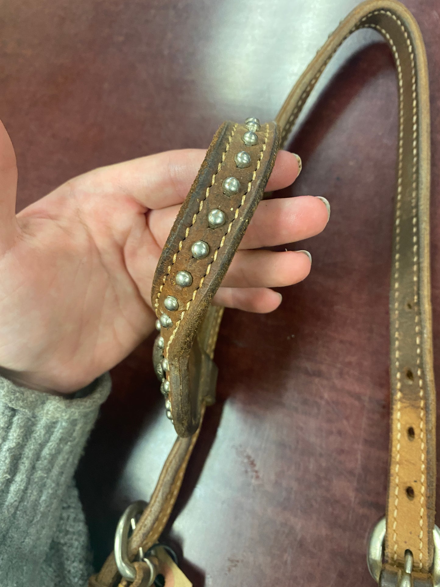 Cody One Ear Studded Headstall