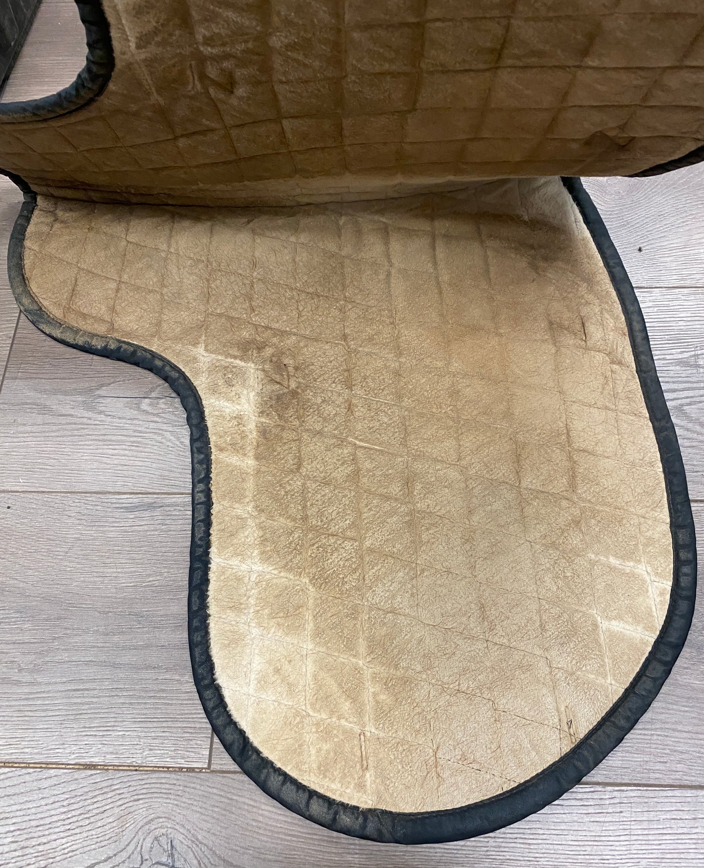 Blue Toklat Quilted Dressage Fitted Pad