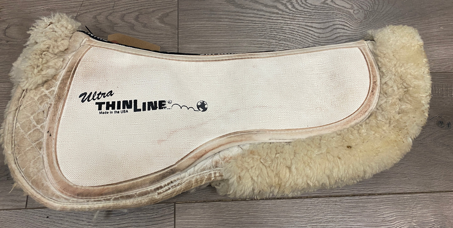 Ultra Thinline Sheepskin Shimmable Half Pad